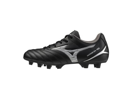 Dětská fotbalová obuv Mizuno MONARCIDA NEO III SELECT Jr FG / Black/Silver (Velikost 34.5/2.5)