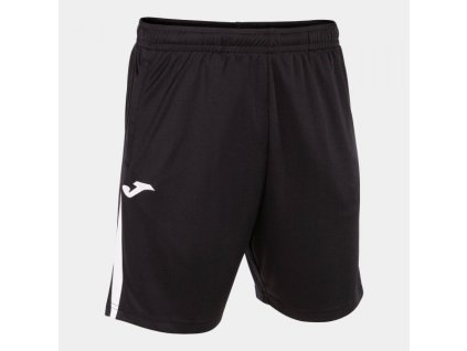 Pánské/Chlapecké fotbalové šortky JOMA CHAMPIONSHIP VII BERMUDA BLACK WHITE (Velikost S, Barva BLACK-WHITE)