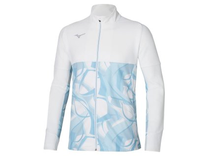 Pánská sportovní bunda Mizuno Paris Athlete Hybrid Warm up Jacket / Plein Air (Velikost XL)