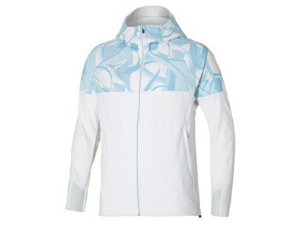 Pánská sportovní budna Mizuno Paris Athlete Hooded Jacket / Plein Air (Velikost XL)