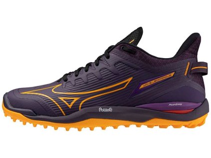 Unisex hokejová obuv Mizuno WAVE LEOPARDUS / Purple Magic/Carrot Curl/High Risk Red (Velikost 36.5/4.0)