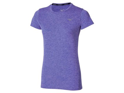 Dámské sportovní tričko Mizuno Impulse Core Tee(W) / Iris Bloom (Velikost L)