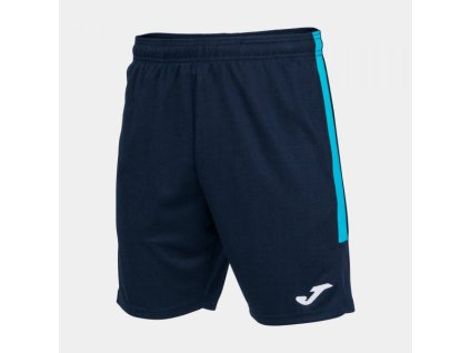 Pánské/Chlapecké sportovní šortky JOMA ECO CHAMPIONSHIP BERMUDA NAVY FLUOR TURQUOISE (Velikost S, Barva NAVY)