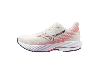 Dámská běžecká obuv Mizuno WAVE RIDER 28(W) / MIZSnowWhite/CamelliaRose/VinI (Velikost 35.0/3.0)