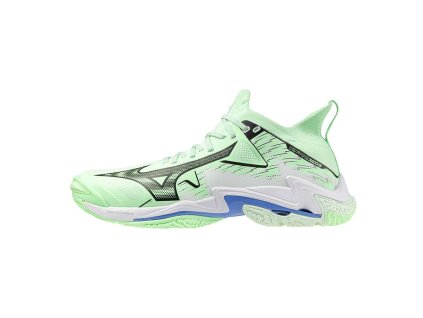 Unisex volejbalová obuv Mizuno WAVE LIGHTNING NEO 3(U) / Neo Mint/Black/Frontier Blue (Velikost 38.0/5.0)