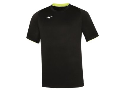Core Short Sleeve Tee/Black/Yellow Fluo/L (Velikost L)
