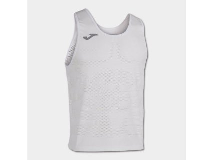 Pánské sportovní tílko JOMA MARATHON TANK TOP WHITE (Velikost S, Barva WHITE)