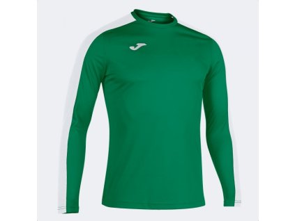 Pánské/Chlapecké sportovní tričko JOMA ACADEMY T-SHIRT GREEN-WHITE L/S (Velikost 2XL-3XL, Barva GREEN-WHITE)