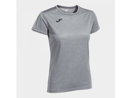 Dámské/Dívčí sportovní tričko JOMA COMBI WOMAN SHIRT GREY S/S (Velikost 152, Barva GREY)
