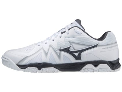 Unisex halová obuv Mizuno WAVE MEDAL RISE / WHITE / EBONY / HARBOR MIST (Velikost 36.0/3.5)