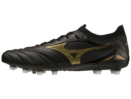 Pánské fotbalové lisovky Mizuno MORELIA NEO IV ß / Black/Gold/Black (Velikost 38.0/5.0)