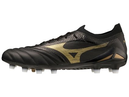 Pánské fotbalové lisovky Mizuno MORELIA NEO IV ß / Black/Gold/Black (Velikost 38.0/5.0)