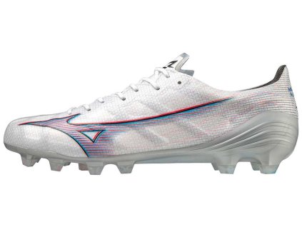 Pánské fotbalové lisovky MIZUNO ? ELITE MD / White/Ignition Red/801 C (Velikost 39.0/6.0)