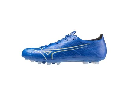 Pánská fotbalová obuv MIZUNO ? JAPAN AG / Laser Blue/White/Gold (Velikost 42.0/8.0)