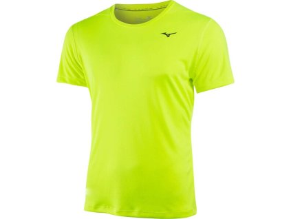 Pánské sportovní tričko Mizuno Drylite Tee AW20 M / Yellow (Velikost M)