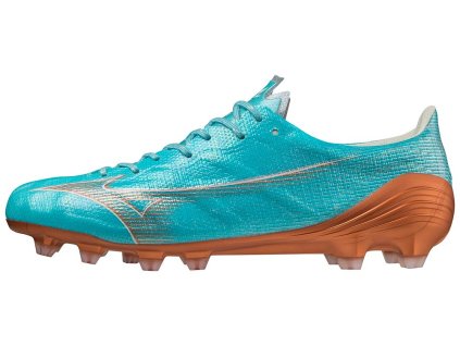 Pánské fotbalové lisovky Mizuno MizunoAlphaJapan/BlueC/SnowWht/RedBSatin (Velikost 38.0/5.0)