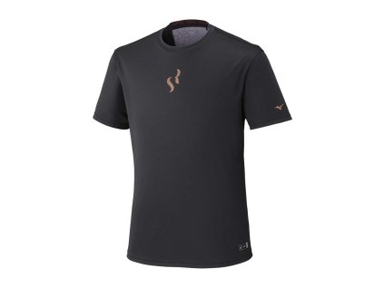 Pánské sportovní tričko Mizuno SR TRANING TEE / Black (Velikost M)