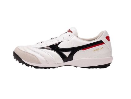 Pánské fotbalové turfy Mizuno MORELIA SALA ELITE TF(U) / White/Black/Chinese Red (Velikost 40.0/6.5)