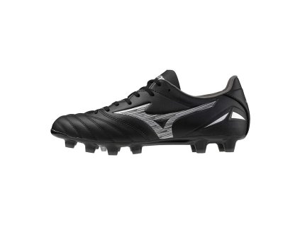Pánské fotbalové lisovky Mizuno MORELIA NEO IV PRO FG / Black/Galaxy Silver/Black (Velikost 39.0/6.0)