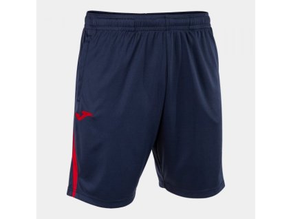 Pánské/Chlapecké fotbalové šortky JOMA CHAMPIONSHIP VII BERMUDA NAVY RED (Velikost 2XL, Barva NAVY-RED)