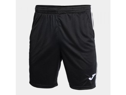 Pánské/Chlapecké sportovní šortky JOMA OPEN III BERMUDA BLACK WHITE (Velikost 2XL-3XL, Barva BLACK-WHITE)