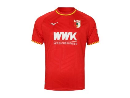 Pánské fotbalové tričko Mizuno Away Jersey Augsburg(M) / Augsburg Red (Velikost S)