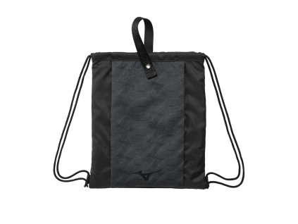 Sportovní vak Mizuno GB Drawbag WASO / Black/Dark Gray / OS (Velikost OS)