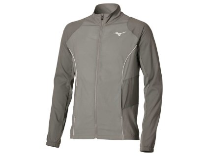 Pánská sportovní bunda Mizuno Frontier Shadow Jacket / Titanium (Velikost L)