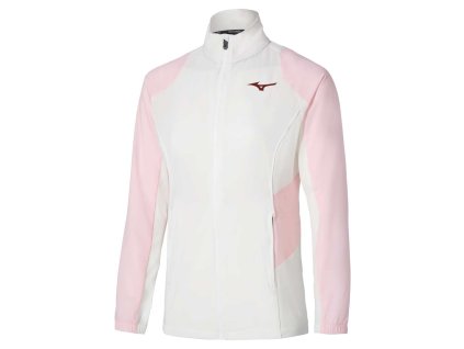 Dámská sportovní budna Mizuno Frontier Shadow Jacket / White (Velikost L)