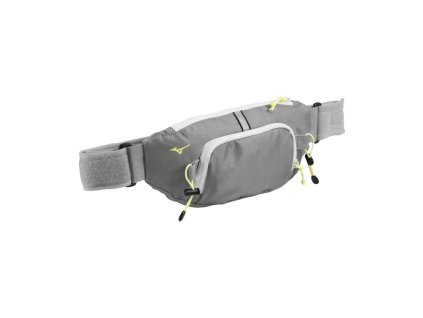 Sportovní pouzdro Mizuno 2 Way Waist Porch CR / Gray/Lime / OS (Velikost OS)
