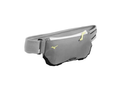 Sportovní pouzdro Mizuno Waist Porch CR / Gray/Lime / OS (Velikost OS)