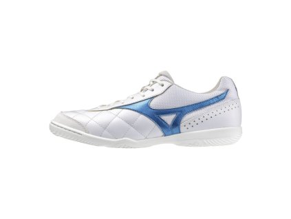 Pánská futsalová obuv Mizuno MRL SALA CLUB IN / White/Laser Blue (Velikost 36.0/3.5)