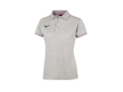 Mizuno Polo/Heather Grey/PinkFuo (Velikost XS)