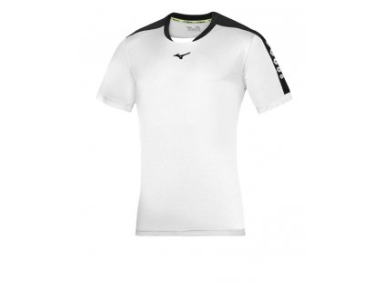 Pánské sportovní tričko Mizuno Soukyu Shirt/White/Black