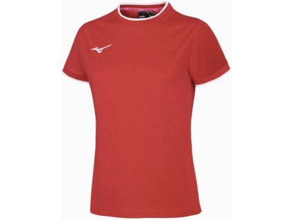 Dámské tričko Mizuno Tee/Red/White