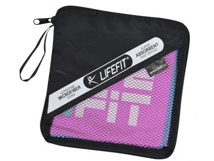 LIFEFIT® rychleschnoucí ručník z mikrovlákna 70x140cm, růžový