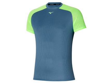Pánské sportovní tričko Mizuno DryAeroFlow Tee/China Blue