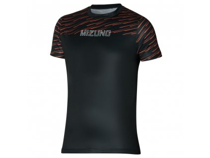 Pánské sportovní tričko Mizuno Graphic Tee/Black