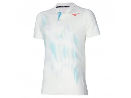 Pánské sportovní tričko Mizuno Shadow Polo/White