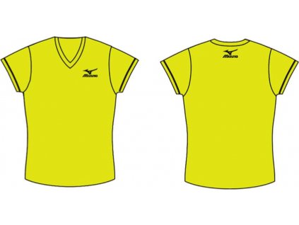 Dámské sportovní tričko Mizuno SS16 Drylite Tee Wom/Safety Yellow