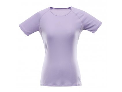 Dámské rychleschnoucí triko s cool-dry ALPINE PRO PANTHERA pastel lilac