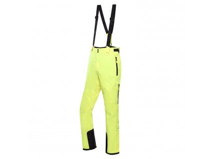 Pánské lyžařské kalhoty s membránou ptx ALPINE PRO LERMON nano yellow