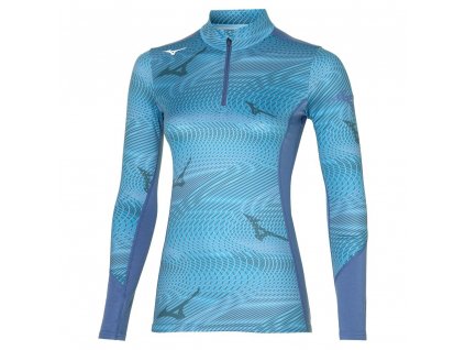 Dámské sportovní tričko Mizuno Virtual Body G3 H/Z / Milky Blue
