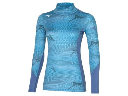 Dámské sportovní tričko Mizuno Virtual Body G3 High / Milky Blue