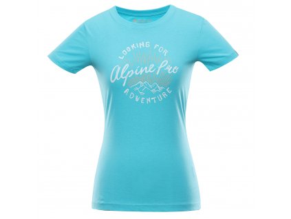 Dámské bavlněné triko ALPINE PRO UNEGA 8 curacao varianta pg