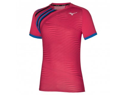 Pánské sportovní tričko Mizuno Shadow Graphic Tee / Opera Red