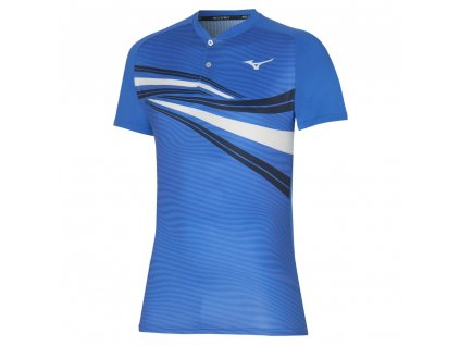 Pánské sportovní tričko Mizuno Shadow Polo / Nebulas Blue