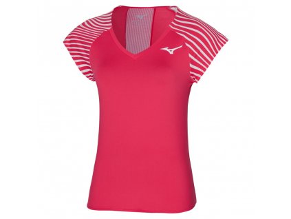 Dámské sportovní tričko Mizuno Printed Tee / Opera Red
