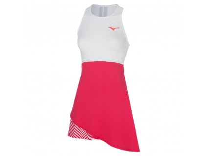 Dámské sportovní šaty Mizuno Printed Dress / Opera Red
