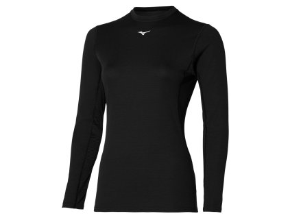 Dámské sportovní tričko Mizuno Mid Weight Crew / Black